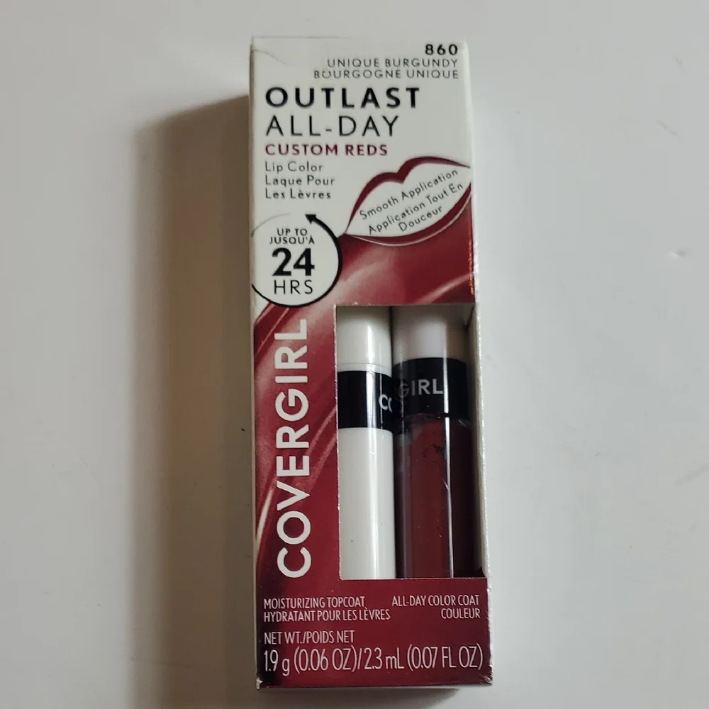 CoverGirl Outlast All-Day Lip Color Set Unique Burgundy